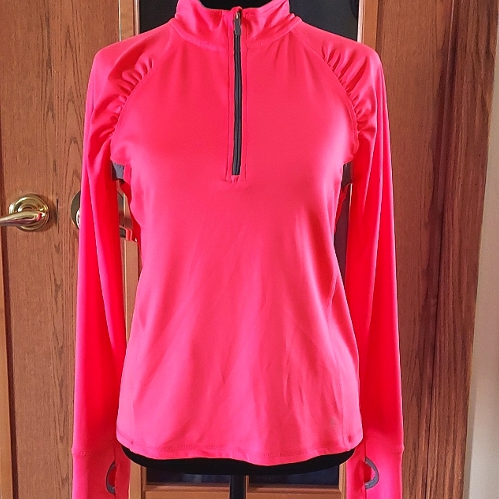 PEACH LONG SLEEVE DRI MORE RUNNING TOP